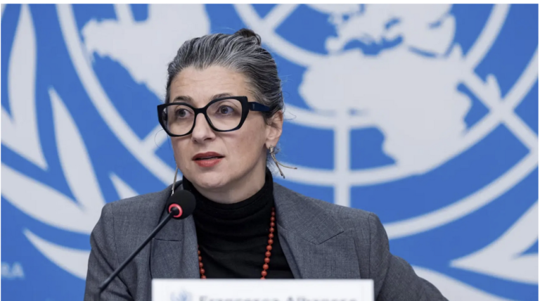 Francesca Albanese pone en jaque la credibilidad de la ONU