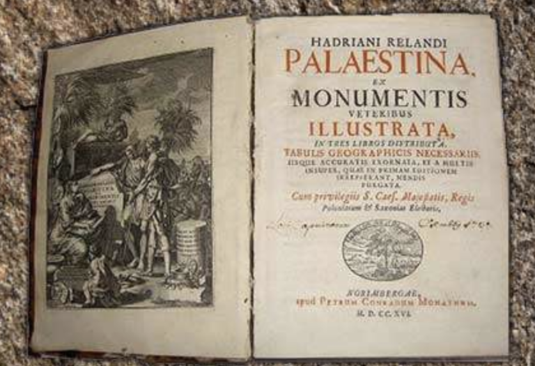 La llamada PALESTINA en 1695